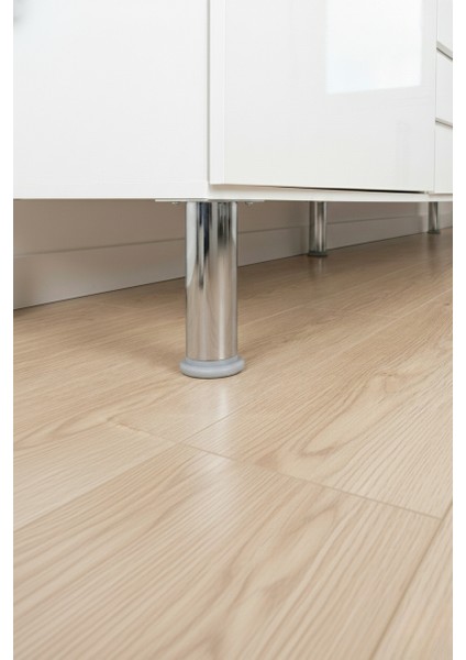 Metal Ayarlanabilir 3 Adet Mobilya Ayağı Metal Tablalı 12CM