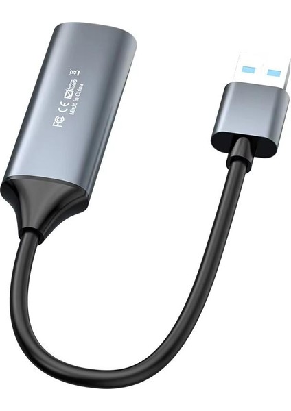 CR06 USB 3.0 To HDMI 1080p60Hz - 4K30Hz Video Capture Görüntü Yakalama Kartı