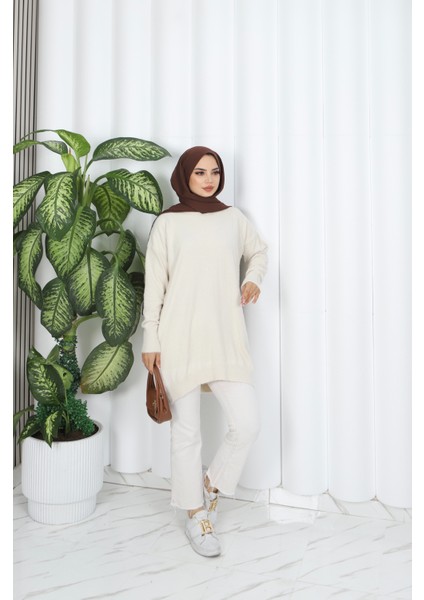 Sakallı Ipli Oval Kesim Tunik