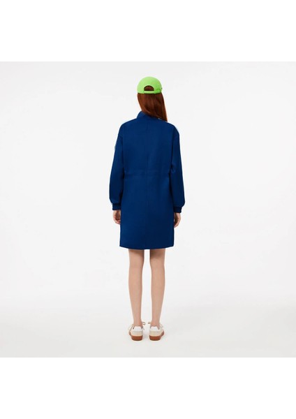 Color-Block Interlock Sweatshirt Dress modelleri