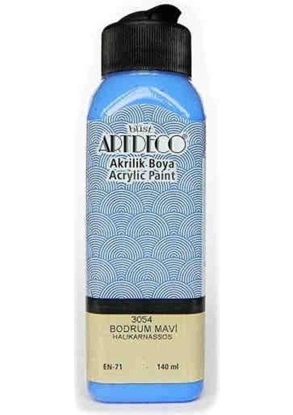 Akrilik Boya 140 Ml Bodrum Mavi 3054 modelleri