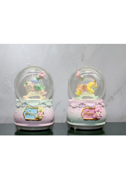 çınar ticaret ışıklı müzikli kar küresi orta boy