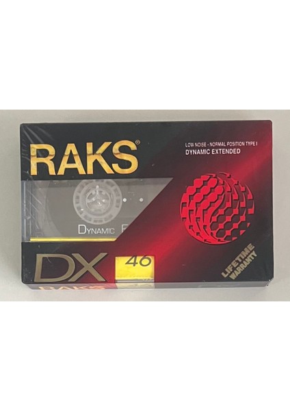 Dx 46 Boş Kaset (Jelatininde Sıfır Orijinal Dönem Baskı Kaset)