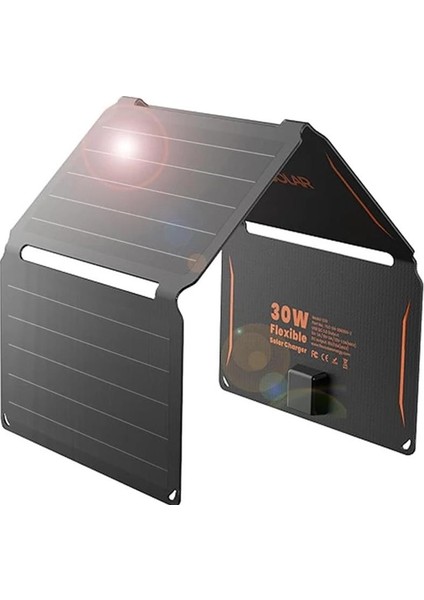 çınar ticaret flexsolar e30 taşınabilir güneş paneli 30w