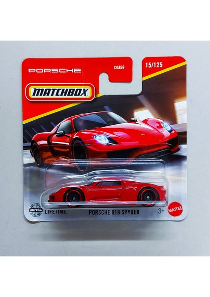 Porsche 918 Spyder ( Özel Kırmızı Renk ) Model Araba