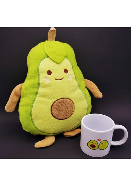 çınar ticaret avokado yastık ve kupa seti