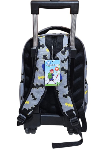 Master Pack Batman Çekçekli Okul Çantası Ikili Set modelleri