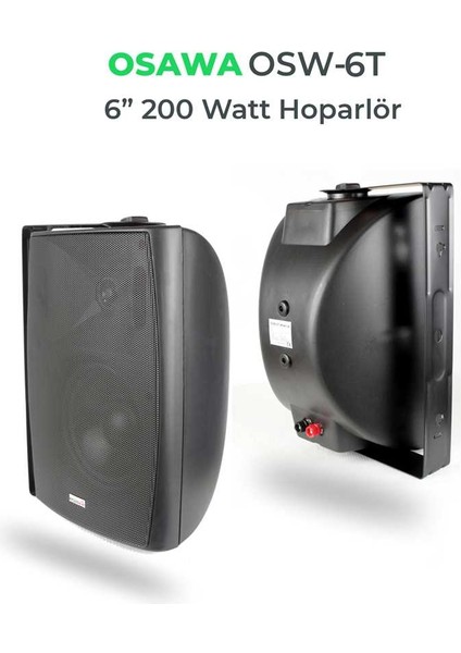Osw-6t Siyah Sütun Hoparlör (New) Tek fiyatları