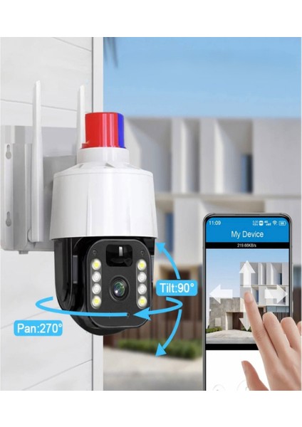 çınar ticaret güneş enerjili alarmlı çakarlı dış mekan güvenlik kamerası fırsatları