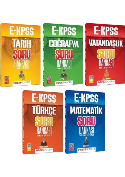 2026 Indeks Akademi Ekpss Soru Bankası 5 Li Set Yayıncılık Paragraf 2 Deneme Hediye