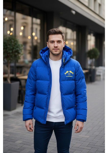 Kapüşonlu Yağmur ve Rüzgar Geçirmez Oversize Erkek Mont