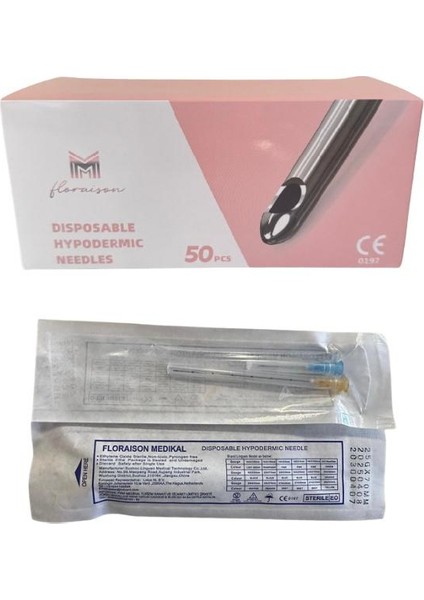 Dolgu Kanülü 25 G 70 mm 50 Adet /1 Kutu