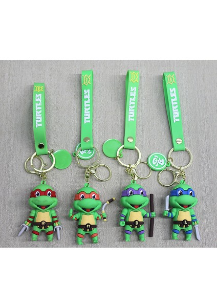 çınar ticaret ninja kaplumbağalar silikon anahtarlık