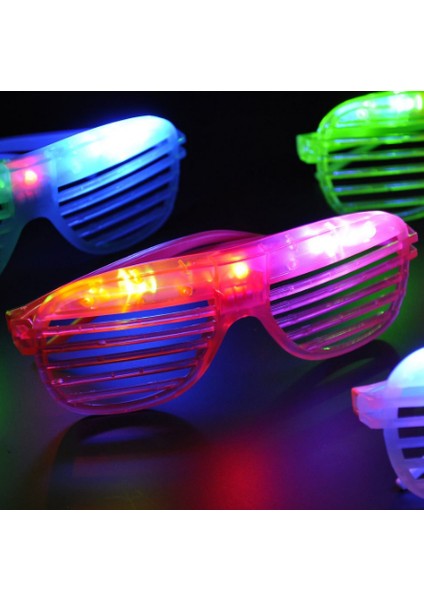 çınar ticaret led ışıklı renkli panjur gözlük 12 adet