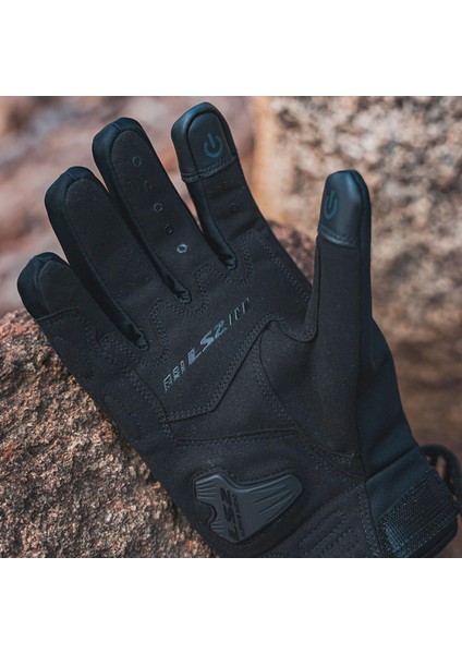 Jet 2 Waterproof Motosiklet Eldiveni Siyah