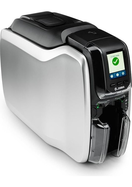 çınar ticaret zebra zc300 (zc32-000cq00em00) termal transfer 300dpı usb+ethernet çift yüz kart yazıcı