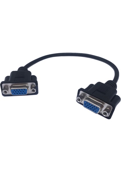 VGA Dişi Dişi Video Görüntü Kablosu 15 Pin VGA Kablo 30 cm