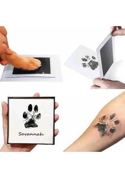 çınar ticaret kedi köpek pati ızi fotoğraf çerçevesi seti