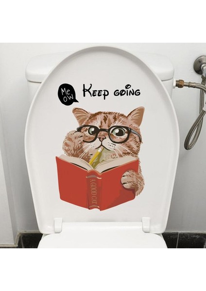 çınar ticaret decohandy klozet etiketi keep going kedi