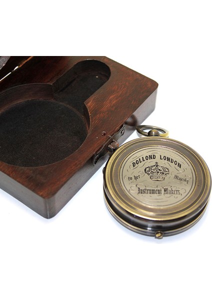 çınar ticaret ahşap kutulu üzeri desenli pirinç pusula fiyatları