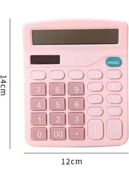 Büyük Ekran Renkli Masaüstü Hesap Makinesi – Solarlı & Pil Destekli, Ofis / Okul Kullanımı Için fırsatları