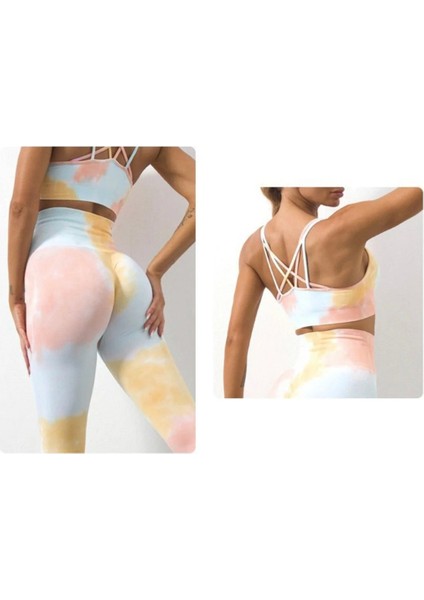 Pilates Yoga Fitness Spor Tayt Takım 4 Lü