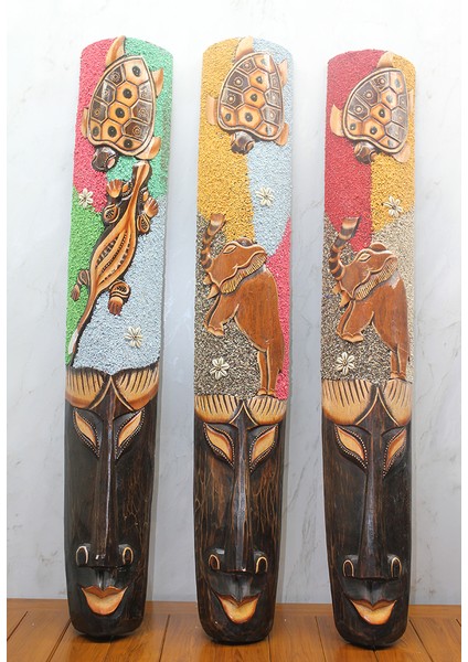 çınar ticaret ahşap duvara asmalı 1 metre maske