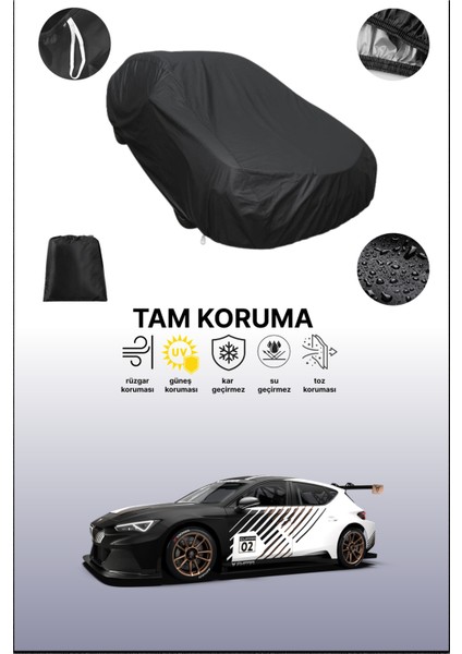 Siyah Cupra Formentor Uyumlu Araba Brandası, Koruyucu Örtü, Oto Branda