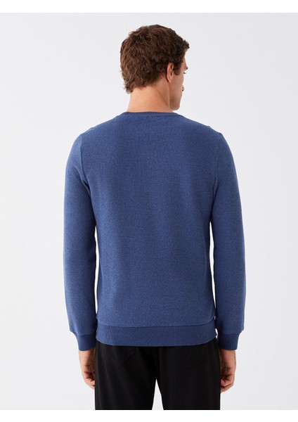 Yeni Sezon Bisiklet Yaka Uzun Kollu Erkek Sweatshirt indirimleri