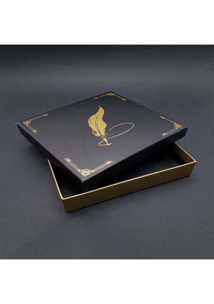 çınar ticaret tüylü kalem tasarımlı hediye kutusu