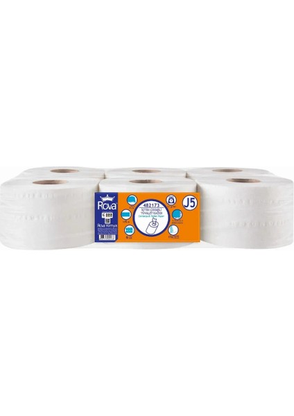 Içten Çekmeli Tuvalet Kağıdı 6 Adet (Jumbo 5kg)