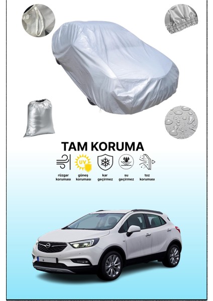 Gri Opel Mokka x 2016 - 2021 Uyumulu Oto Branda, Araba Brandası, Koruyucu Örtü