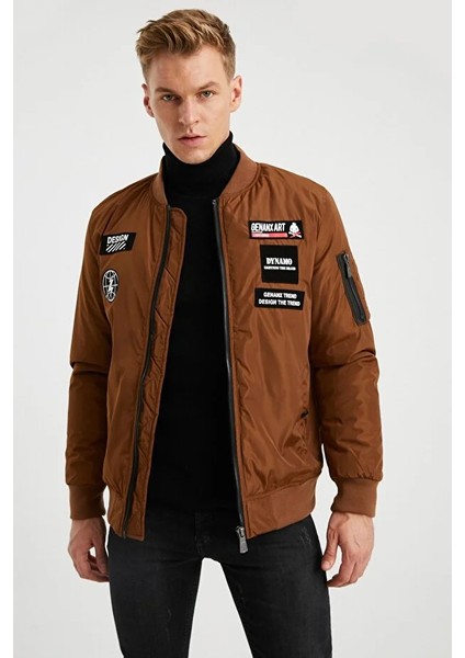 Erkek Tütün Baskı Detaylı Su Geçirmez Pvc Kaplamalı Mont fiyatları