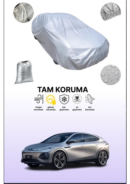 Gri Xpeng G6 Uyumulu Oto Branda, Araba Brandası, Koruyucu Örtü