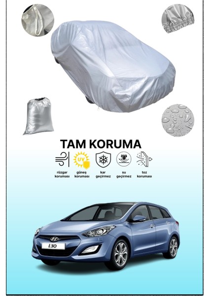 Gri Hyundai I30 1 Cw Uyumulu Oto Branda, Araba Brandası, Koruyucu Örtü