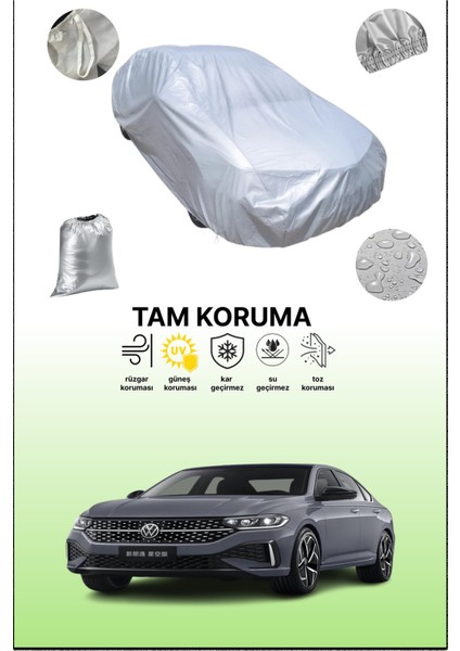 Gri Volkswagen Lavida 3 Uyumulu Oto Branda, Araba Brandası, Koruyucu Örtü