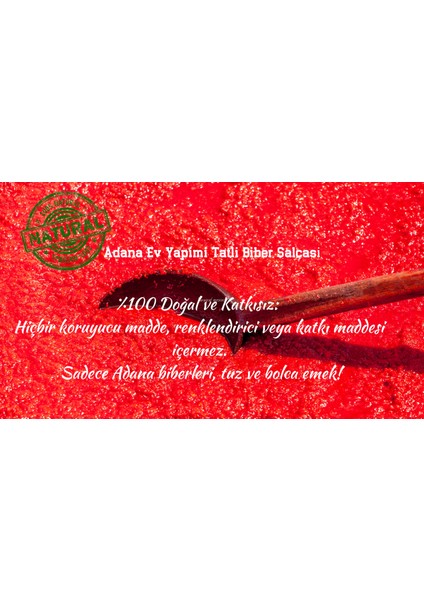 Adana Ev Yapımı Güneş Kurusu Tatlı Biber Salçası (1 Kg) modelleri