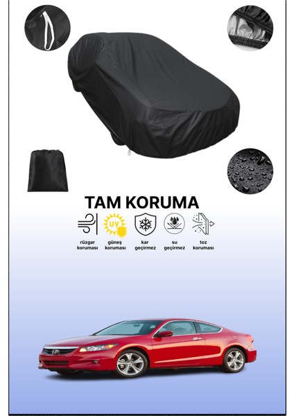 Siyah Honda Accord 8 Coupe Uyumlu Araba Brandası, Koruyucu Örtü, Oto Branda