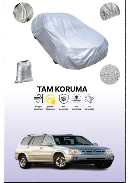 Gri Suzuki Xl7 1 Uyumulu Oto Branda, Araba Brandası, Koruyucu Örtü