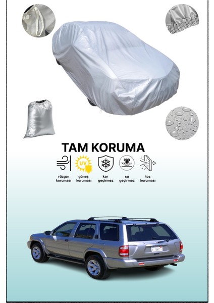 Gri Nissan Pathfinder 2 Uyumulu Oto Branda, Araba Brandası, Koruyucu Örtü
