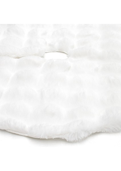 Yumuşak Dokulu Çam Ağacı Eteği Halısı | Beyaz Bubble Yılbaşı Ağacı Altı Halısı | 100X100CM | MYA03 indirimleri