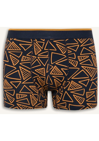 Regular Fit Baskılı 3'lü Boxer