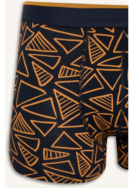 Regular Fit Baskılı 3'lü Boxer