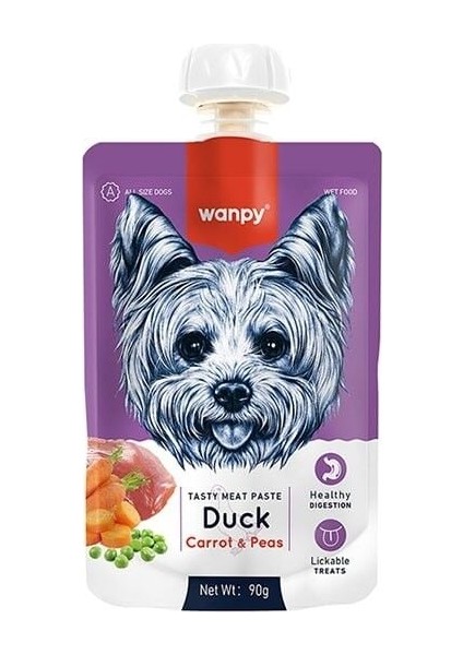Taze Ördekli ve Havuçlu Et Ezmesi Doğal Köpek Ödülü 90 Gr modelleri