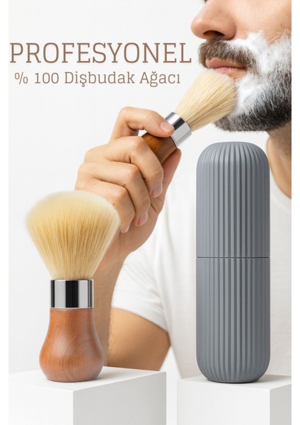 Diş Budak Ağacı Tıraş Fırçası + Iglesias Seyahat Kutusu Seti 716702