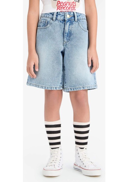 Kız Çocuk Jean Şort E1764A825HS