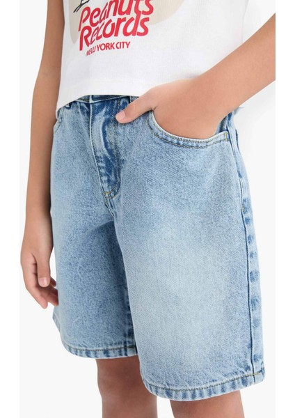 Kız Çocuk Jean Şort E1764A825HS