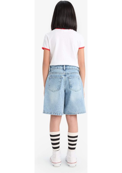 Kız Çocuk Jean Şort E1764A825HS