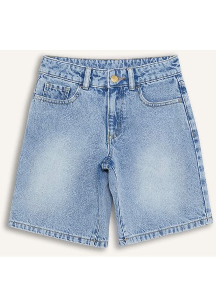 Kız Çocuk Jean Şort E1764A825HS