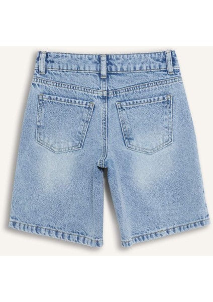 Kız Çocuk Jean Şort E1764A825HS